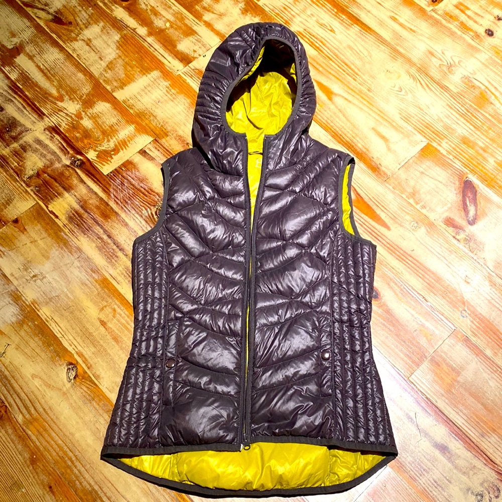 SOLD…Bernardo plush down filled vest!